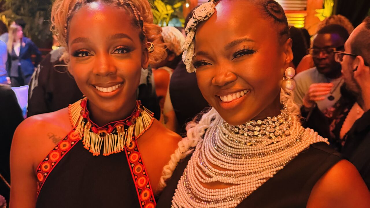 Zanele Potelwa Meets Thuso Mbedu in New York Ahead of Children of Blood and Bone